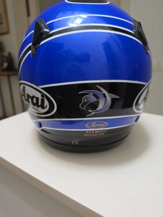 Casco Arai Kenny Roberts Negro Azul