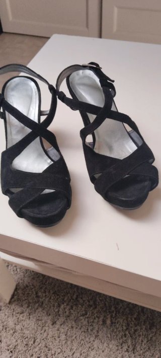 Sandalias tacón piel vuelta vestir/baile