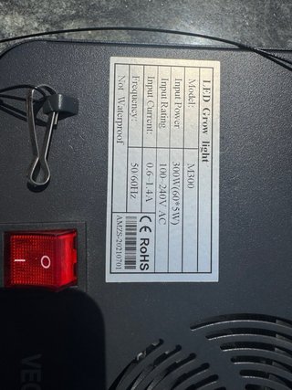 Lámpara LED Cultivo Niello M300