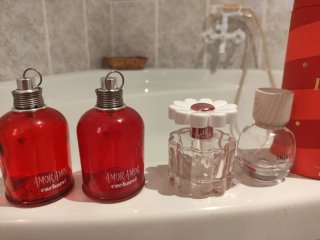 9 Frascos de Perfume VACÍOS