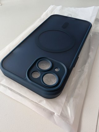 Funda iPhone 15 Azul MagSafe