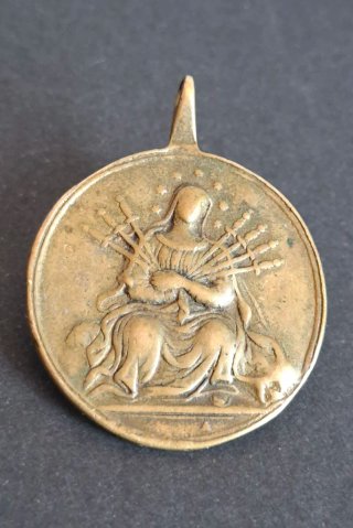 Medalla Antigua de Bronce