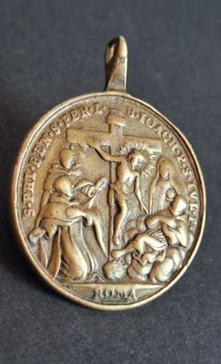 Medalla Antigua de Bronce