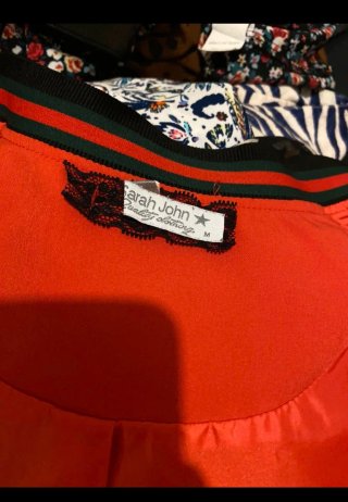 Chaqueta Sarah John Roja Mujer