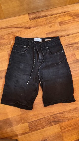 Pantalones vaqueros Pull&Bear negros talla 38
