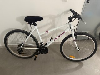 Bicicleta Rockrider FR 50 Blanca
