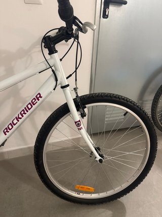 Bicicleta Rockrider FR 50 Blanca