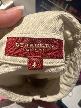 Polo Burberry Mujer Beige Talla M