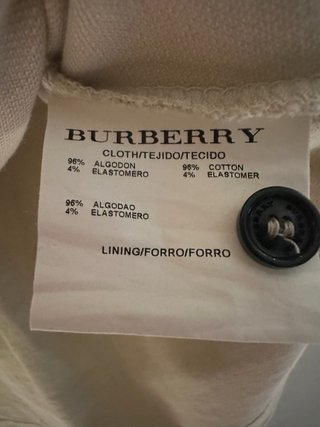 Polo Burberry Mujer Beige Talla M