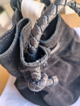 Bolso Zara Negro Piel