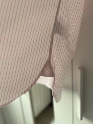 Camisa Polo Ralph Lauren Rayas Rosas Talla M