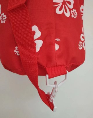Borsa mare sacca fiori Ibisco rossa