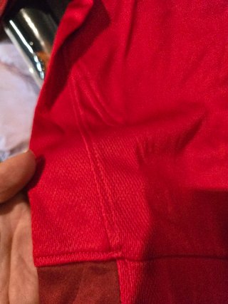 Camisa Kappa Manga Larga Niño Roja