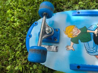 Monopatín azul para niños Decathlon