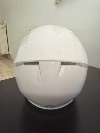 Casco de moto blanco HJC