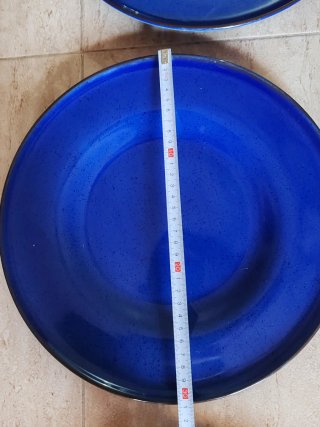 Juego de vajilla azul Ikea