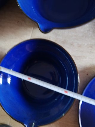 Juego de vajilla azul Ikea