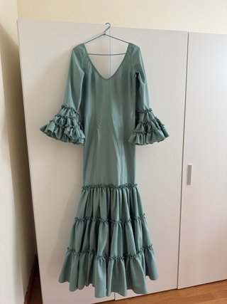Vestido Flamenca Canastero Verde