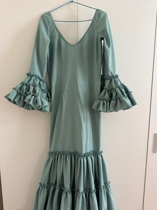 Vestido Flamenca Canastero Verde