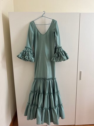 Vestido Flamenca Canastero Verde