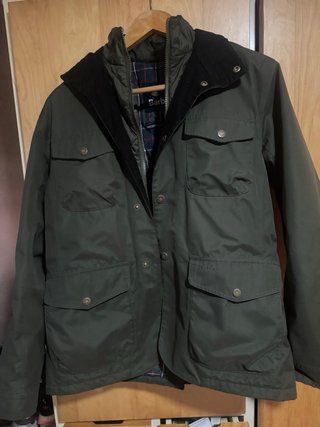 Chaqueta Barbour Tartán Verde