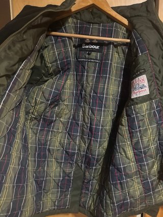 Chaqueta Barbour Tartán Verde