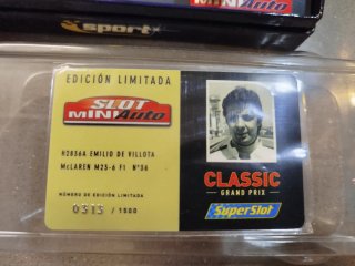 Scalextric McLaren M23 Emilio de Villota Miniauto