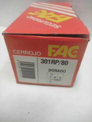 Cerrojo Fac Seguridad 301 r/p 80