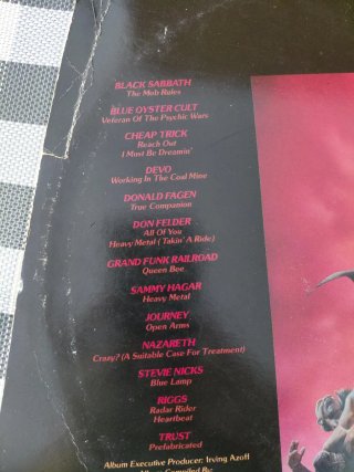 Vinilo Heavy Metal Soundtrack