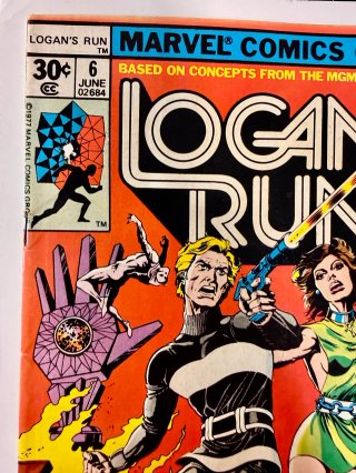 Comic USA Logan’s Run #6 (1977) Marvel Comics key