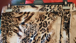 Falda Leopardo Beige y Marrón
