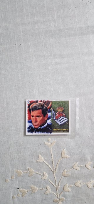 Cromo Javier Clemente Liga este 99-00