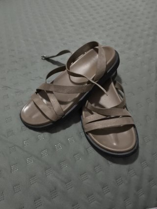 Sandalias cruzadas Lefties caquis