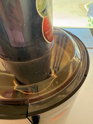 Licuadora de zumo negra