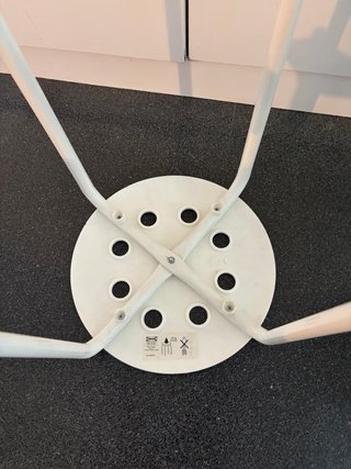 2 Taburetes Blanco Ikea MARIUS 45 cm