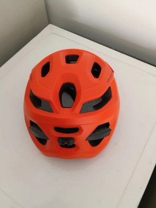 Casco Bicicleta Enduro Rockrider Naranja