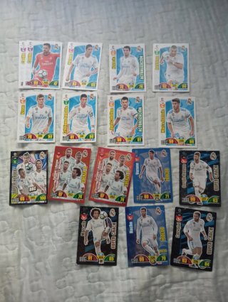 Lote cromos Real Madrid Adrenalyn 2017