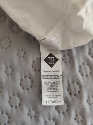 Sábanas cuna: bajera y fantasma