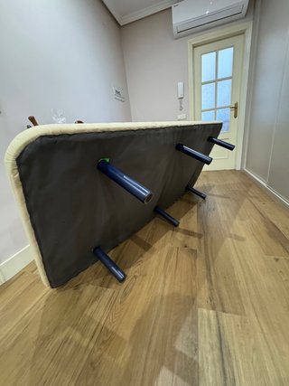 Somier tapizado 90 cm acolchado