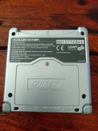 Nintendo Game Boy Advance SP Roja Mario