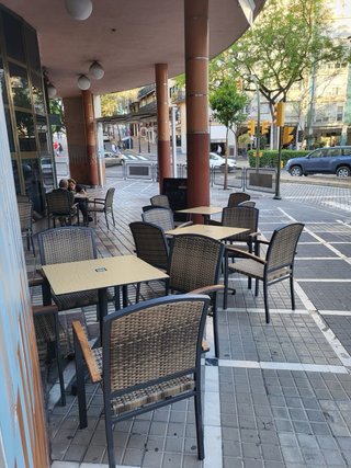 Mesas y sillas de exterior