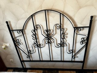 Cabecero de forja para cama matrimonio