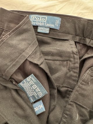 Pantalón Chino Polo Ralph Lauren Negro Talla 30x34