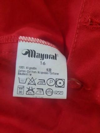 Pantalón niña Mayoral rojo