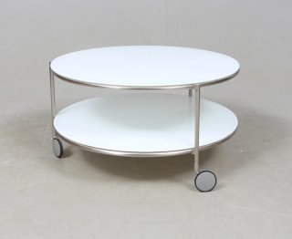 Mesa Ikea Strind cristal y metal