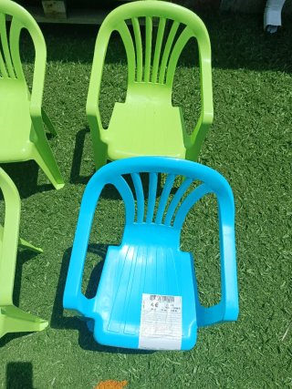 Lote de 6 Sillas Infantiles Plástico