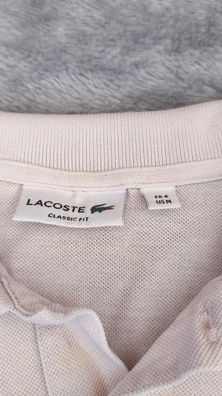 Lacoste Polo Rosa Claro Talla M
