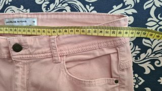 Pantalones skinny rosa talla 40