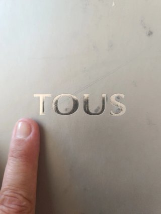 Toallas Tous Alg. Blancas y Negras