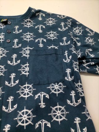 Pijama Muslher Hombre Algodón Azul Marino Talla L